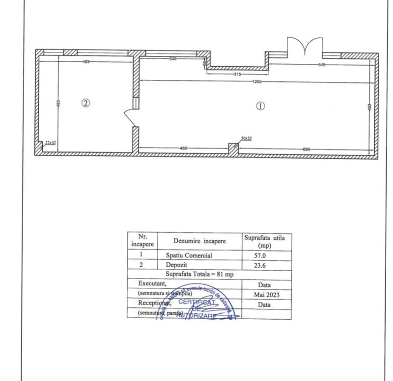 Aviatiei Spatiu Comercial 81MP - 9ML Vitrina  Produce Venituri  Pipera 1